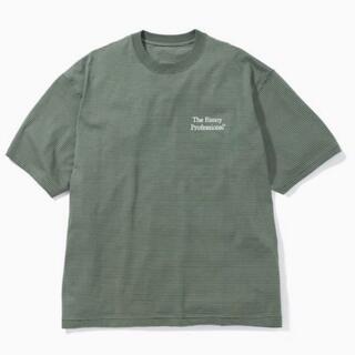 ennoy Border T-Shirt (GREEN × WHITE) L(Tシャツ/カットソー(半袖/袖なし))