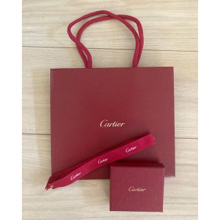 カルティエ(Cartier)の美品　カルティエ　ショップ袋&箱＆リボン(ラッピング/包装)