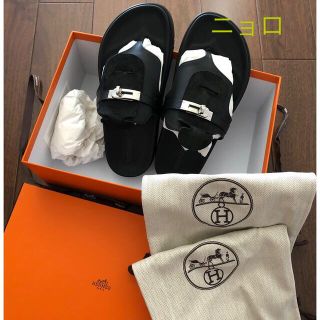 エルメス(Hermes)のHERMES エルメス アンピール サンダル 37.5(サンダル)