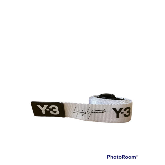 Y-3 ワイスリーベルト YOHJI BELT ホワイト Mサイズ - ベルト