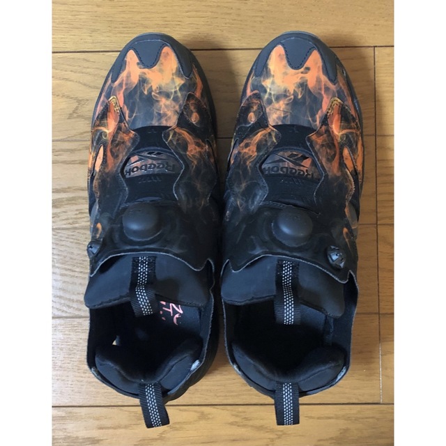 良品 REEBOK PUMP FURY FLAME 26.5cm ファイヤー 黒