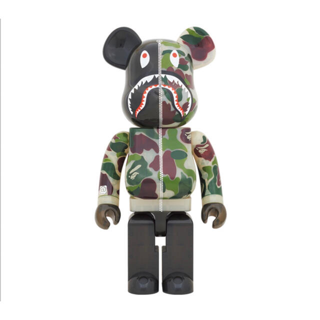 BE@RBRICK CLEAR ABC CAMO SHARK 1000％