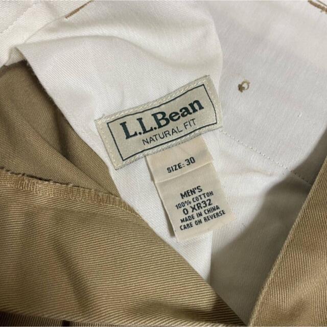 L.L.Bean エルエルビーン　チノ　チノパン　2タックチノ　ライトベージュ