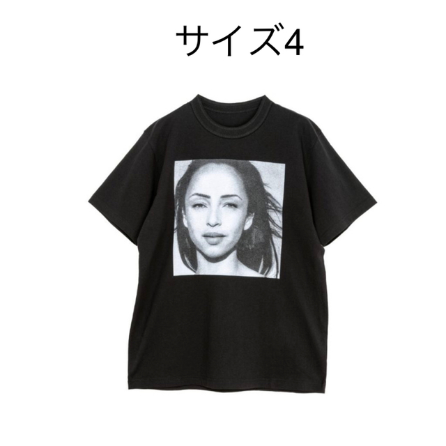 sacai(サカイ)のsacai SADE T-Shirt  サイズ4 BLACK  メンズのトップス(Tシャツ/カットソー(半袖/袖なし))の商品写真