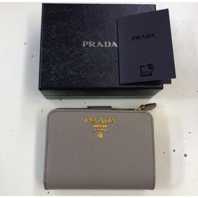 ⭐️超美品⭐️prada 財布 サフィアーノ　三つ折り　プラダ　財布　コンパクト