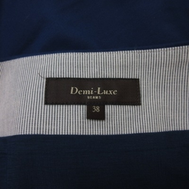 Demi-Luxe BEAMS(デミルクスビームス)のデミルクス ビームス タイトスカート ひざ丈 38 青 ブルー /YI レディースのスカート(ひざ丈スカート)の商品写真