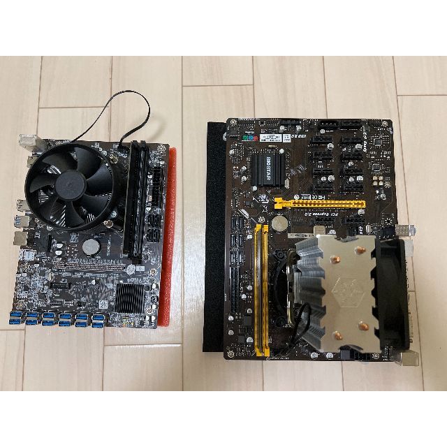 マイニンググラボ 2枚 TB250-BTC PRO & BTC B250C