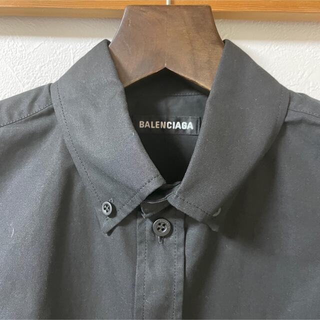 Balenciaga(バレンシアガ)の最終値下！新品　バレンシアガ　balenciaga 長袖シャツ　ブラック メンズのトップス(シャツ)の商品写真