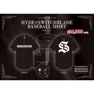 HYDE スイッチブレード　ベースボールシャツ