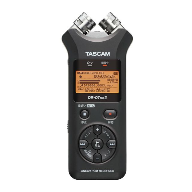 最安値購入 TASCAM DR-07mkII☆A-B/X-Y両方式コンデンサーマイク 楽器