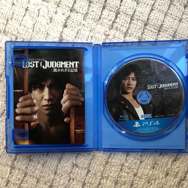 LOST JUDGMENT：裁かれざる記憶 PS4 エンタメ/ホビーのゲームソフト/ゲーム機本体(家庭用ゲームソフト)の商品写真