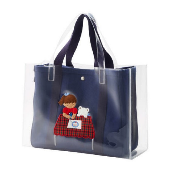 ajew familiar PVC duo tote