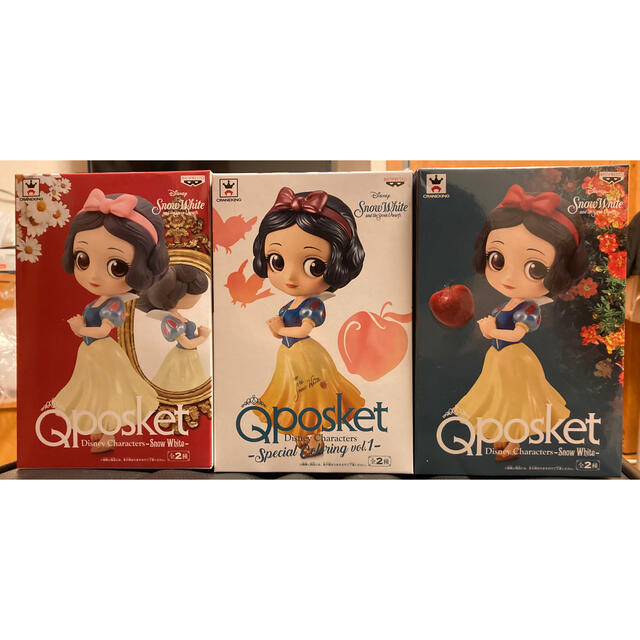 【バラ売り歓迎】Qposket キューポスケット ディズニー 白雪姫　３点セット | フリマアプリ ラクマ