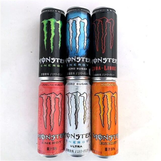 モンスターエナジー355缶 アソート48本(6種類)緑・青・黄・白・桃
