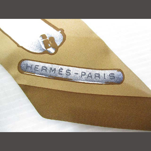 Hermes(エルメス)のエルメス HERMES ツイリー トレゾール ドゥ メドール スカーフ ブラウン レディースのファッション小物(バンダナ/スカーフ)の商品写真