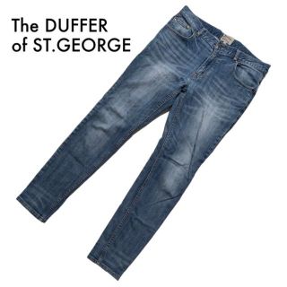 ザダファーオブセントジョージ(The DUFFER of ST.GEORGE)のザダファーオブセントジョージ スキニー デニムパンツ 30 ブルー ダメージ加工(デニム/ジーンズ)