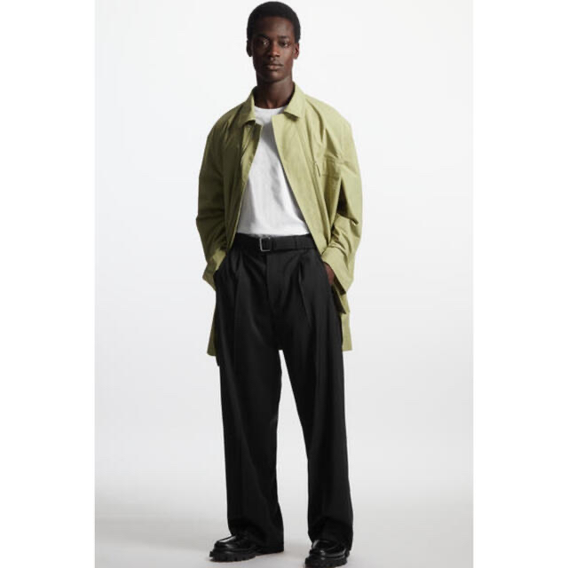 COS スラックスワイドレッグプリーツウールパンツ(WIDE-LEG COS スラックスワイドレッグプリーツウールパンツ(WIDE-LEG