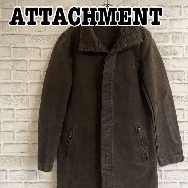 attachment アタッチメント ロングコート タグ付き ワイルド