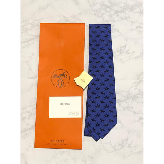HERMES エルメス ネクタイ 新品未使用 タグ付き ブランド品専門の vcvg.fr