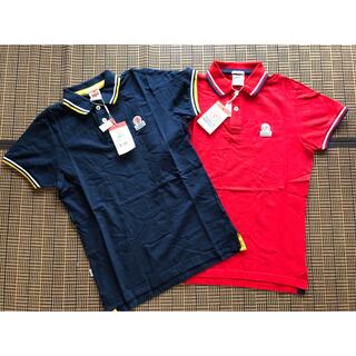 フランクリンアンドマーシャル(FRANKLIN&MARSHALL)の新品　フランクリンマーシャル　ポロシャツ　2枚セット　ネイビー　レッド(Tシャツ/カットソー(半袖/袖なし))