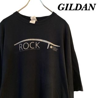 ギルタン(GILDAN)の【希少カラー】GILDAN ギルダン ビッグロゴtシャツ ブラック XXL(Tシャツ/カットソー(半袖/袖なし))