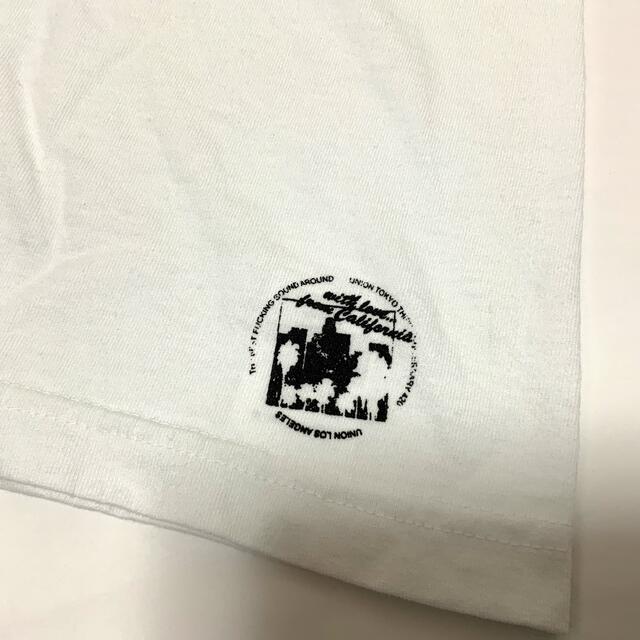 Union イラストロゴ カタカナ Tシャツ L 白 メンズのトップス(Tシャツ/カットソー(半袖/袖なし))の商品写真