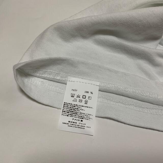 Union イラストロゴ カタカナ Tシャツ L 白 メンズのトップス(Tシャツ/カットソー(半袖/袖なし))の商品写真