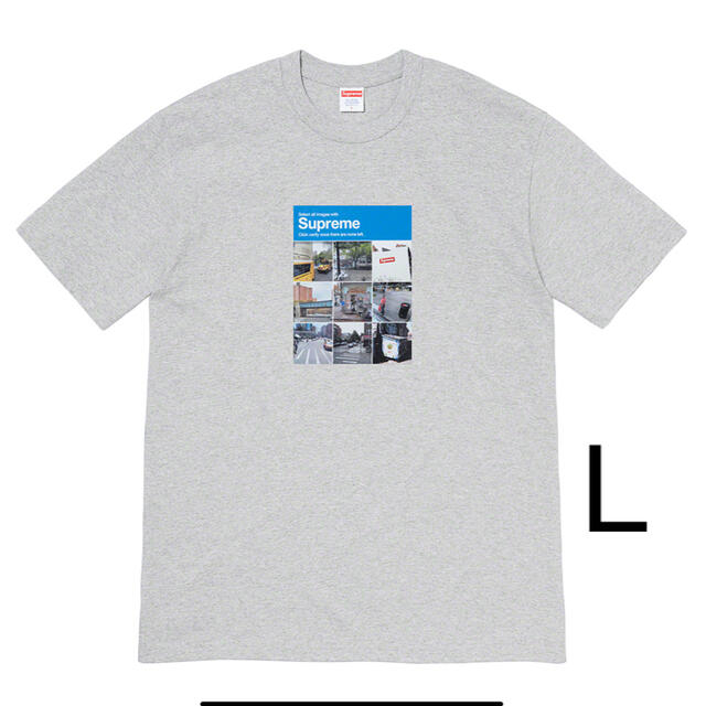 Supreme(シュプリーム)のSupreme シュプリーム Verify Tee Lサイズ/グレー メンズのトップス(Tシャツ/カットソー(半袖/袖なし))の商品写真