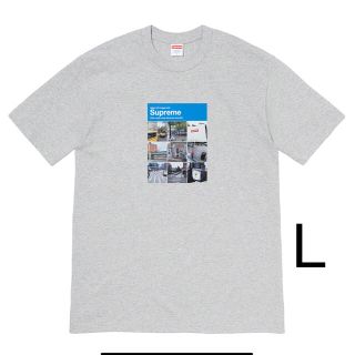 シュプリーム(Supreme)のSupreme シュプリーム Verify Tee Lサイズ/グレー(Tシャツ/カットソー(半袖/袖なし))