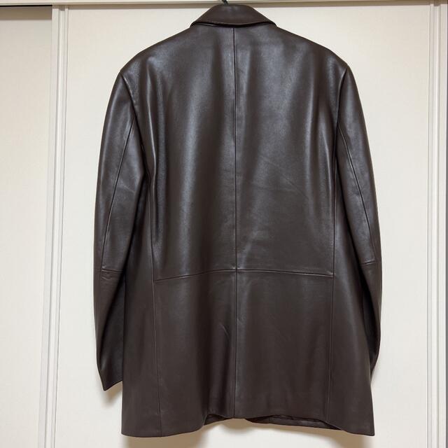 在庫格安 LOEWE LOEWE brown leather tailored jacketの通販 by ダイーイ's shop｜ロエベならラクマ 