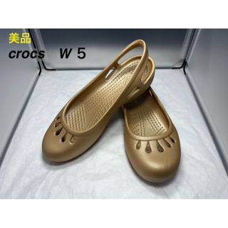 クロックス(crocs)の【美品】crocs  W5  21㎝(サンダル)