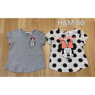 エイチアンドエム(H&M)のH&M Tシャツ　半袖　80(Ｔシャツ)
