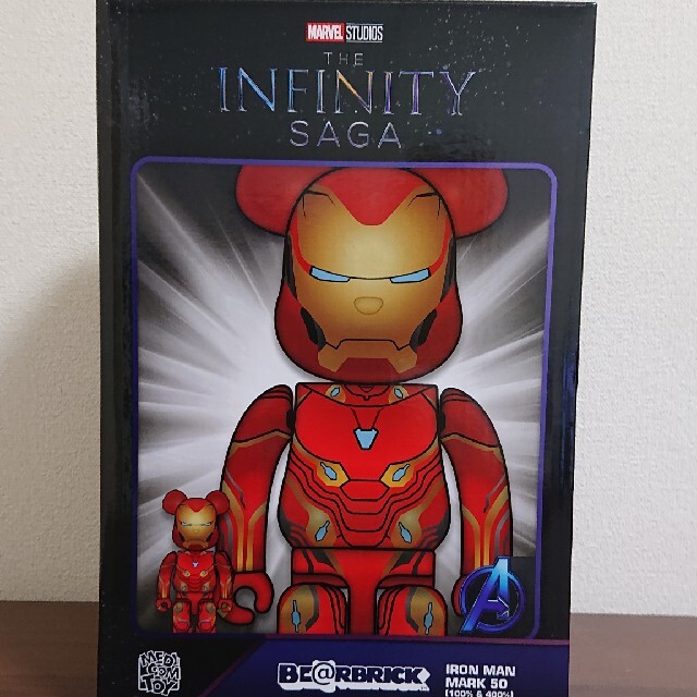 その他BE@RBRICK IRON MAN MARK 50 100%&400%