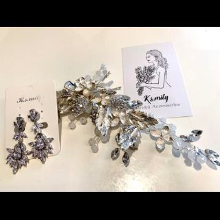 ヴェラウォン(Vera Wang)のヘッドドレス イヤリング(ヘッドドレス/ドレス)