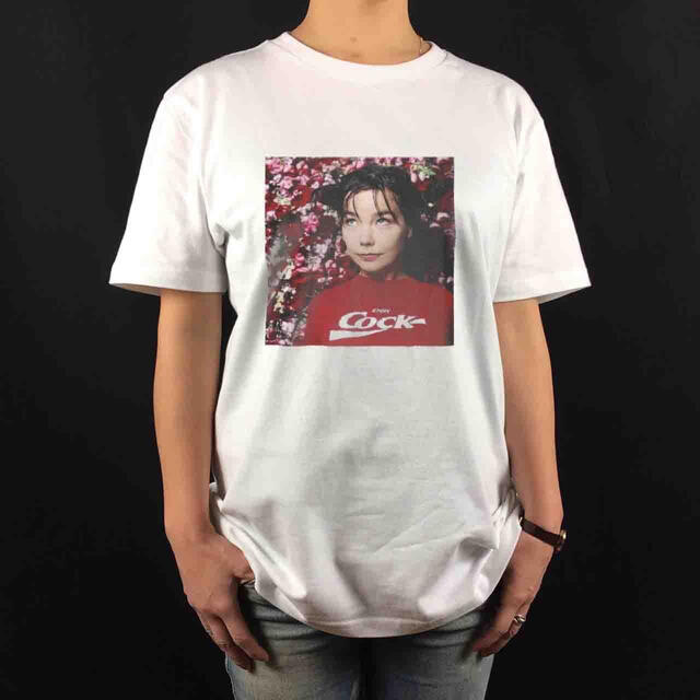 新品 ビョーク Bjork 90年代 歌姫 カジュアル ファッション Tシャツ