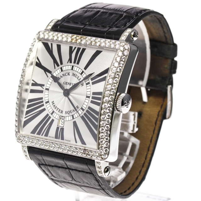 FRANCK MULLER(フランクミュラー)の【FRANCK MULLER】フランクミュラー マスタースクエア アフターダイヤ 6000KSCDTR 自動巻き メンズ_687542 メンズの時計(腕時計(アナログ))の商品写真