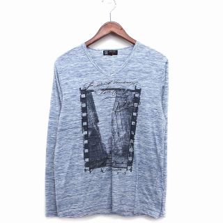 エムケーミッシェルクランオム(MK MICHEL KLEIN homme)のMK MICHEL KLEIN HOMME Tシャツ カットソー 長袖 Vネック(Tシャツ/カットソー(七分/長袖))