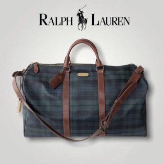 ポロラルフローレン(POLO RALPH LAUREN)の[ 良品 ] ラルフローレン ボストンバッグ ショルダーストラップ有 大容量(ボストンバッグ)