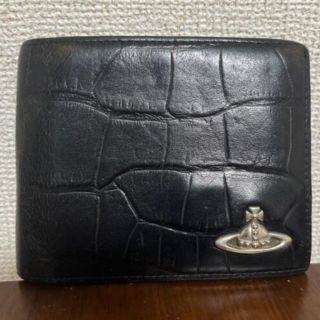 ヴィヴィアンウエストウッド(Vivienne Westwood)のVivienne Westwood クロコ型押し　二つ折り財布(折り財布)