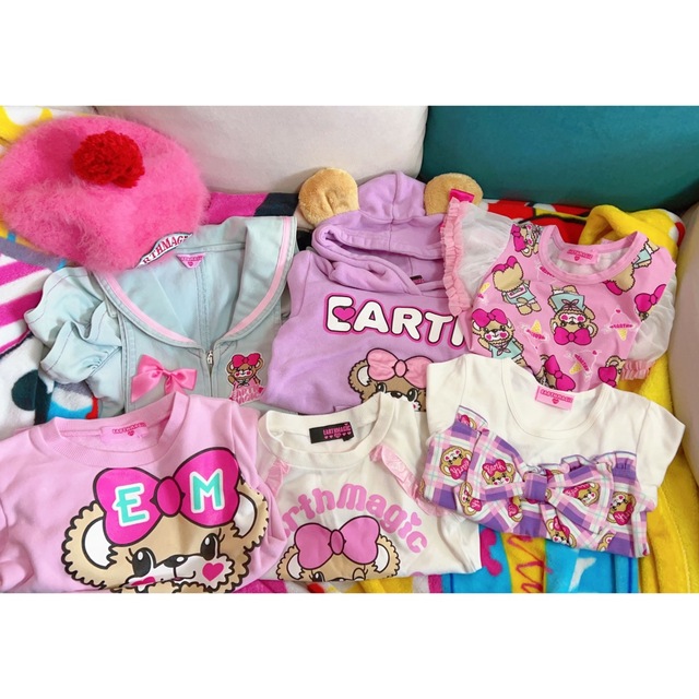 EARTHMAGIC(アースマジック)の専用❤️ キッズ/ベビー/マタニティのキッズ服女の子用(90cm~)(Tシャツ/カットソー)の商品写真