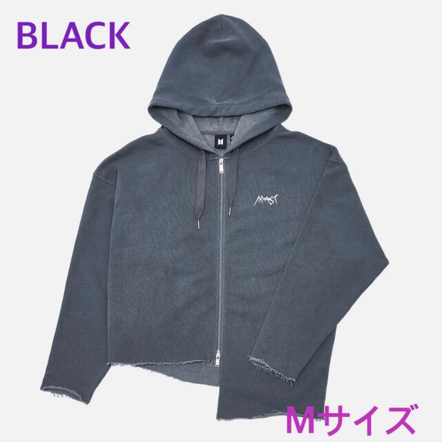 防弾少年団(BTS)(ボウダンショウネンダン)の[JUNG KOOK] ARMYST ZIP-UP HOODY [BLACK]M エンタメ/ホビーのタレントグッズ(アイドルグッズ)の商品写真