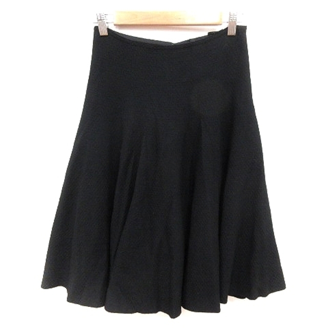 EPOCA(エポカ)のエポカ EPOCA フレアスカート ひざ丈 40 黒 ブラック /AU レディースのスカート(ひざ丈スカート)の商品写真