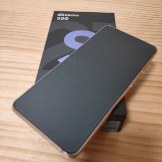 ギャラクシー(Galaxy)の値下げ不可　未使用品　docomo　Galaxy S21 5G 紫 利用制限○(スマートフォン本体)