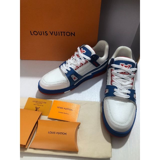 28%割引 公式の LOUIS VUITTON - ルイヴィトン LVトレイナー ライン 【通販激安】 LVトレイナーライン・スニーカー LouisVuitton スニーカー