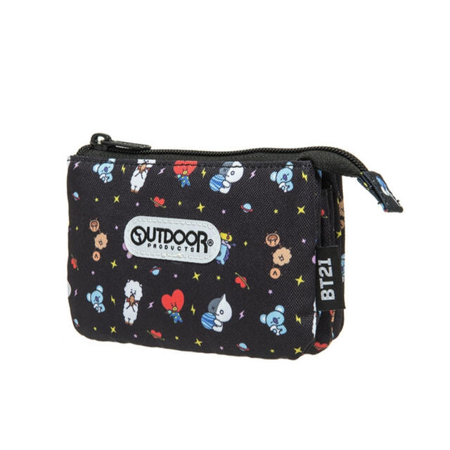 BT21(ビーティーイシビル)のBT21 カードポケット 財布 ミニポーチ (三層タイプ)  レディースのファッション小物(ポーチ)の商品写真