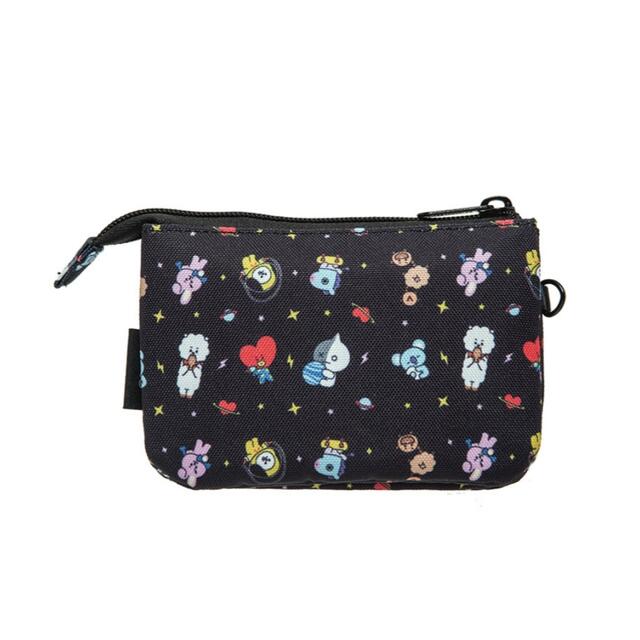 BT21(ビーティーイシビル)のBT21 カードポケット 財布 ミニポーチ (三層タイプ)  レディースのファッション小物(ポーチ)の商品写真