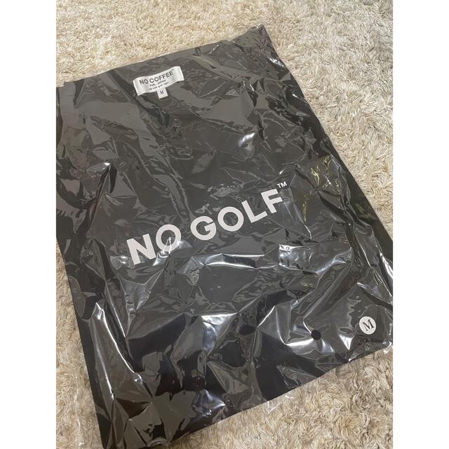 新品未使用】"NO GOLF" ポロシャツ ブラック Mサイズの通販 by らりっ