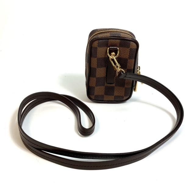 約68cmストラップルイヴィトン LOUIS VUITTON エテュイ オカピ N61738 ダミエ ポーチ ショルダーバッグ ダミエキャンバス エベヌ ブラウン