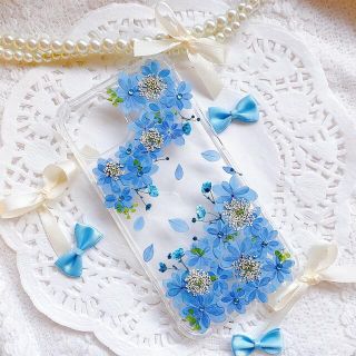 全機種♡ミニ紫陽花のケース♡AQUOS GALAXY iPhon  (Androidケース)