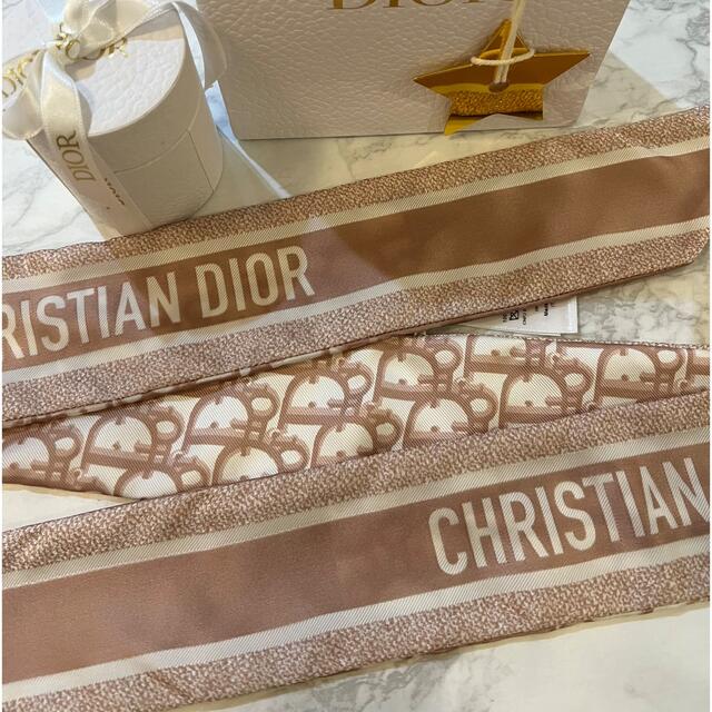 Christian Dior(クリスチャンディオール)の値下げ♪ミッツァ⭐︎ディオール⭐︎ピンク レディースのファッション小物(バンダナ/スカーフ)の商品写真